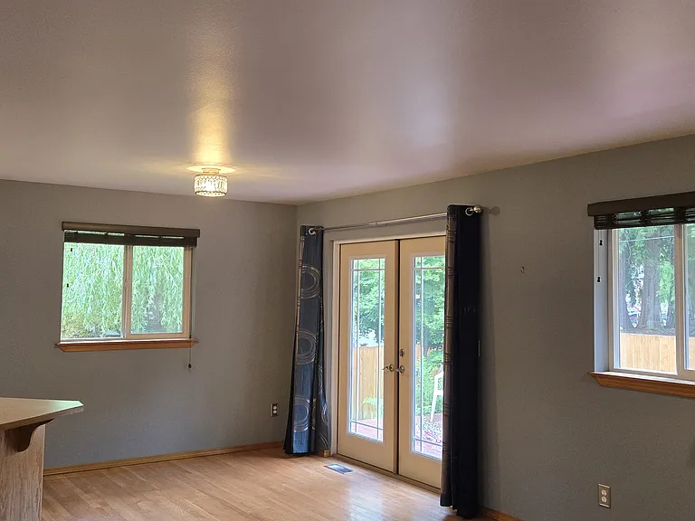 French doors leading to deck