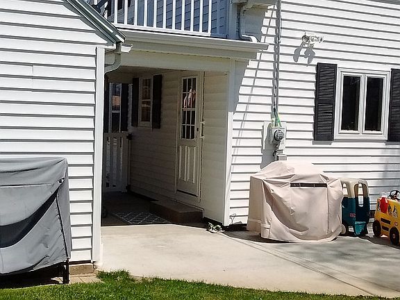back yard with patio