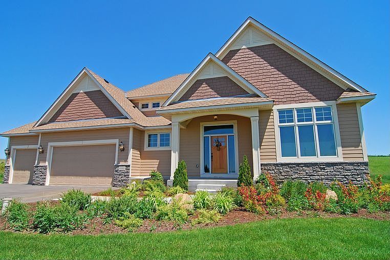 Charming landscaping.
