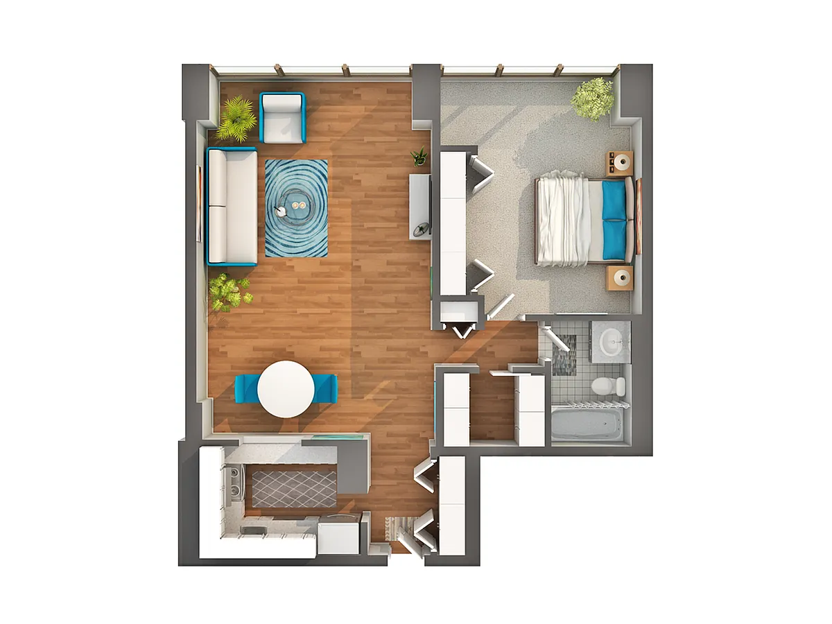 Floor plan 07 One Bed