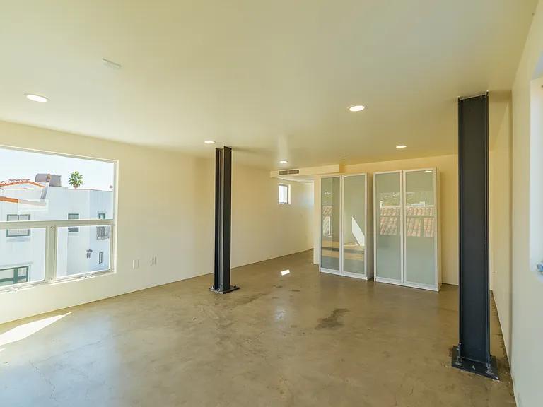 Second floor living and bedroom.
