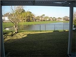 View from the back porch