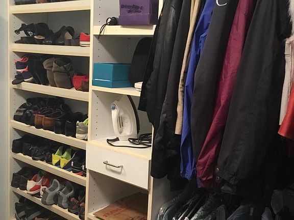 of the master closet