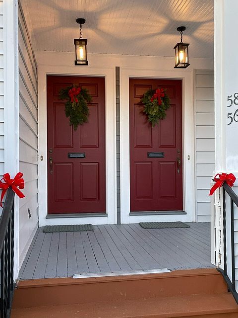 Welcoming front porch