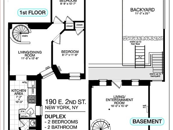 2nd image of 190 E 2nd St APT 3