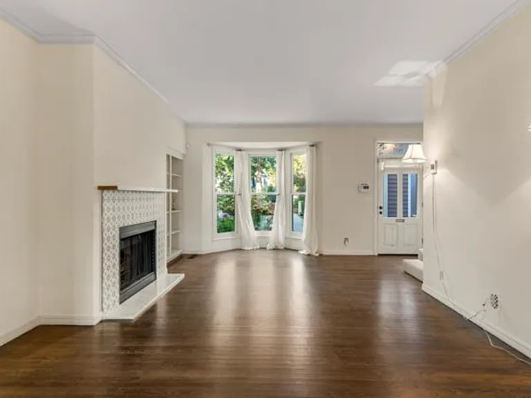 Living room on entry level shown without furniture