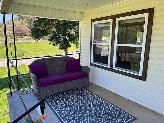 Front porch for reading and coffee