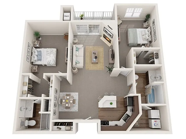 Floor plan The Peterson