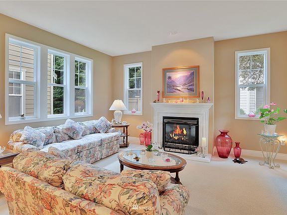 Living Room with Gas Fireplace