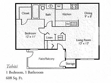 Floor plan Tahiti
