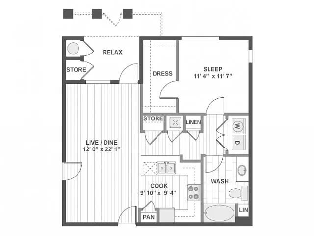 Floor plan Santa Rosa