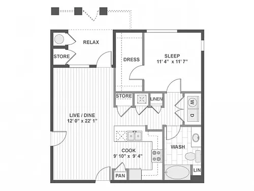 Floor plan Santa Rosa