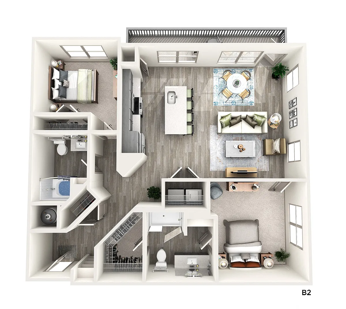 Floor plan B2