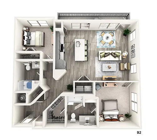 Floor plan B2
