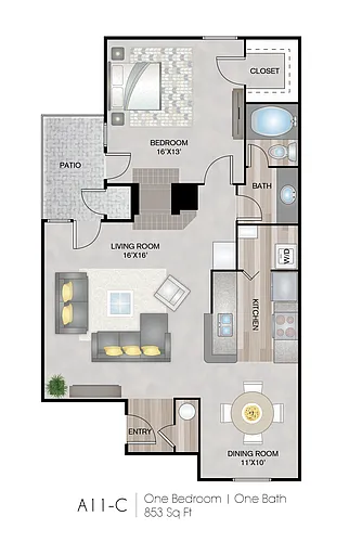 Floor plan A11-C
