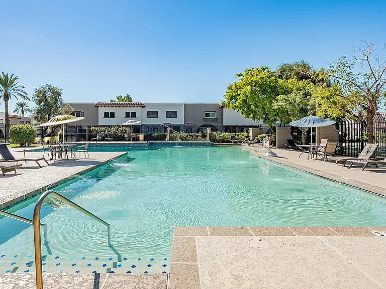 Large community pool.
