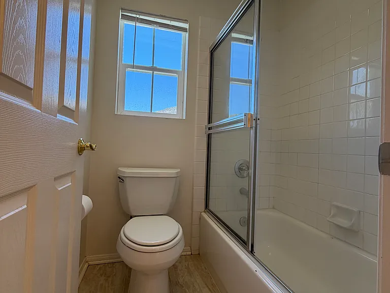 Upstairs toilet and shower