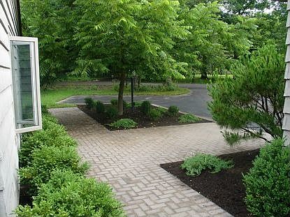 Looking back at street