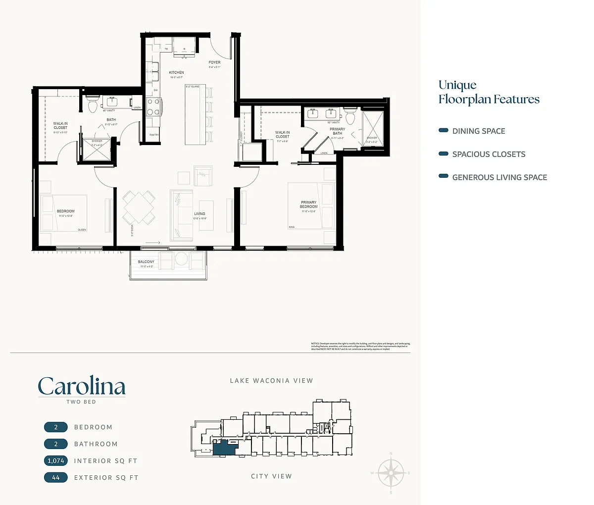 Floor plan Carolina