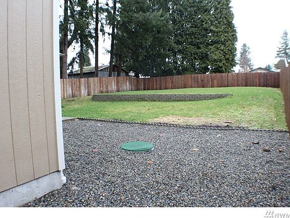 Private backyard