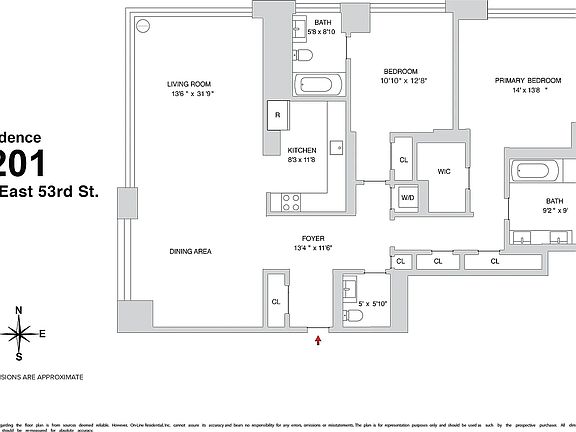2nd image of 250 E 53rd St APT 1201