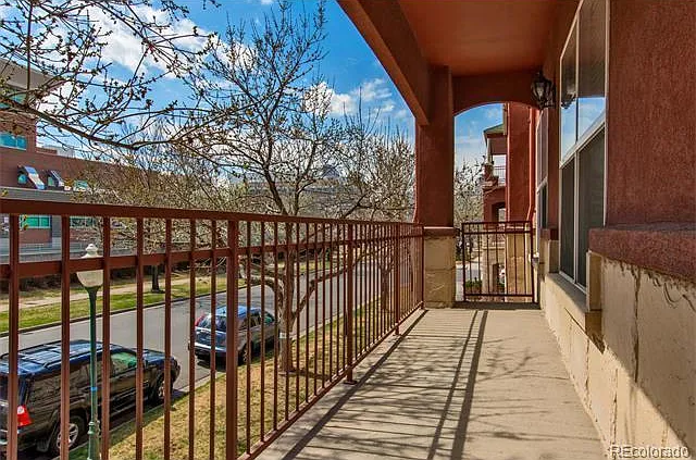 Balcony facing south