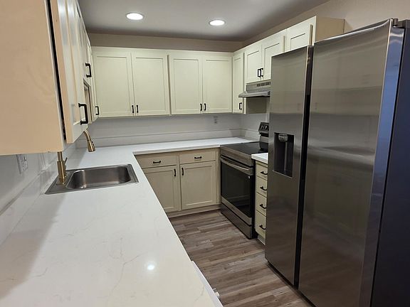 Kitchen with new countertops and appliances