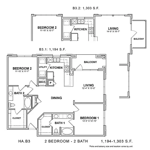 Floor plan HA.B3