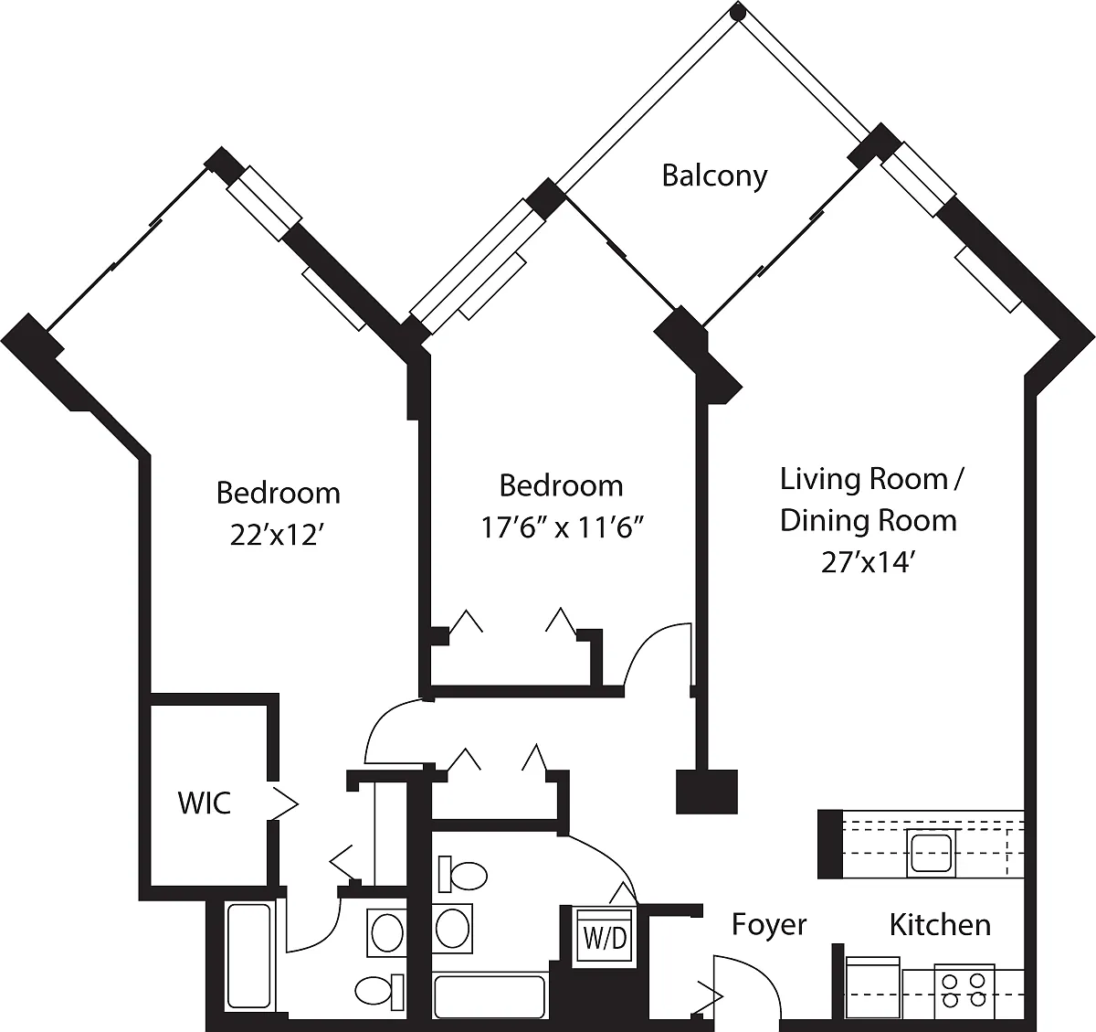 Floor plan D2 K2
