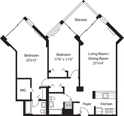 Floor plan D2 K2