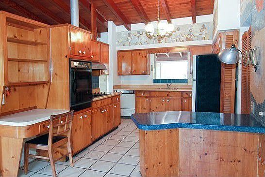 Open Kitchen - Wood Cabinets