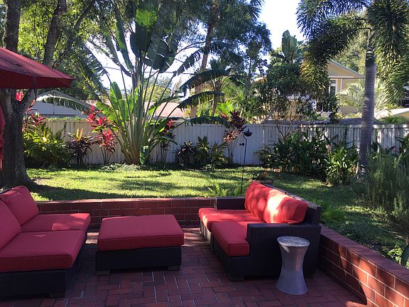 Spacious back yard & patio