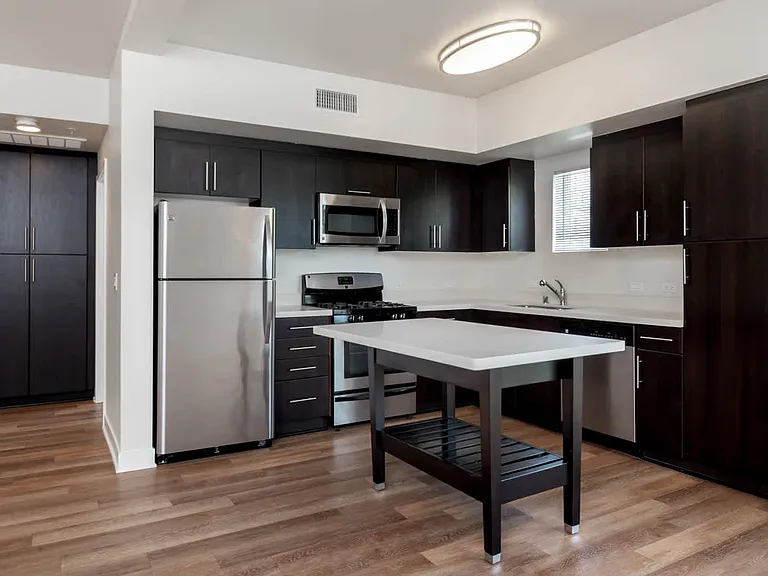 Kitchen with Stainless Steel Appliances