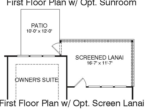 First Floor Options