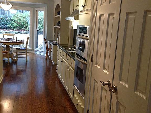 Hardwood floors throughout