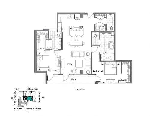 Floor plan Silver Strand