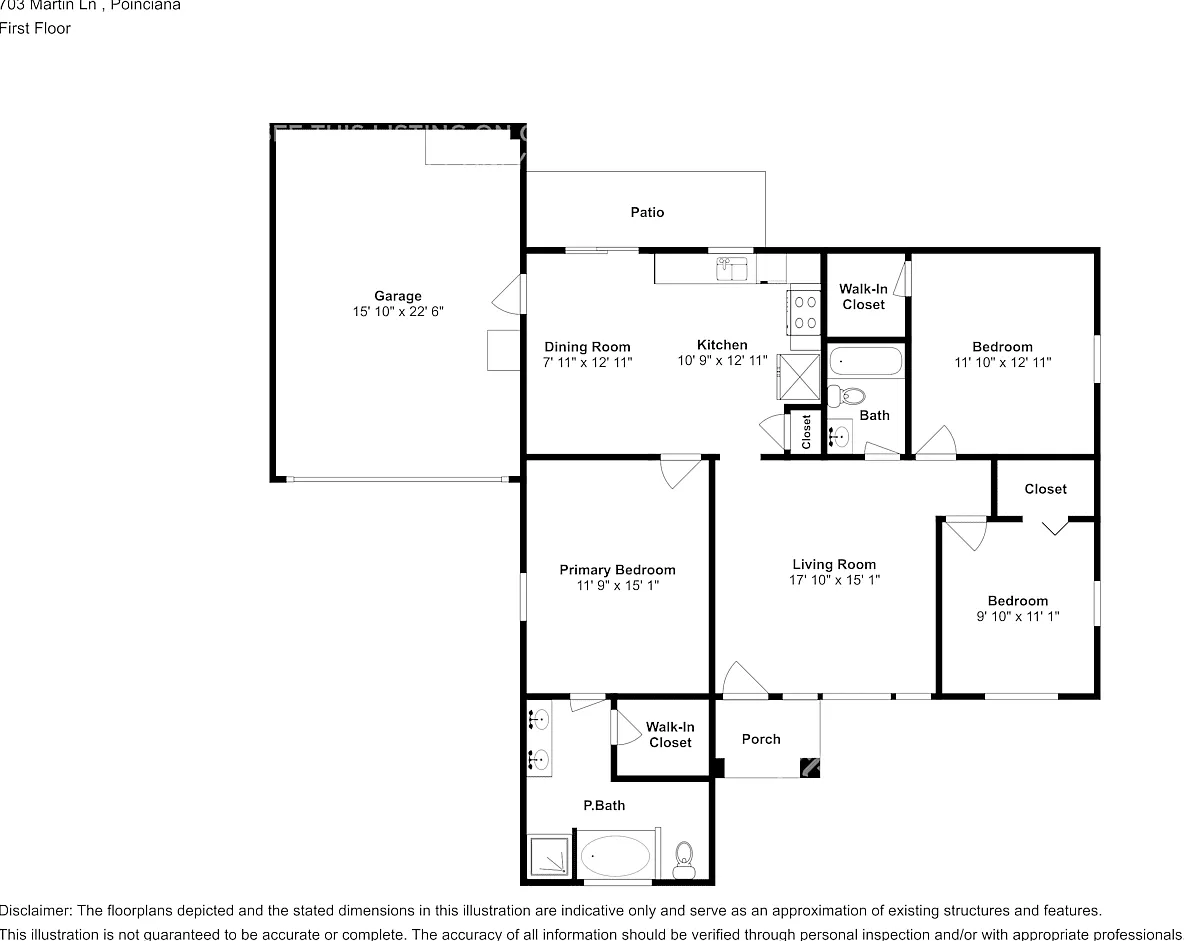 703 Martin Ln Poinciana, FL 34759 — Photo 2