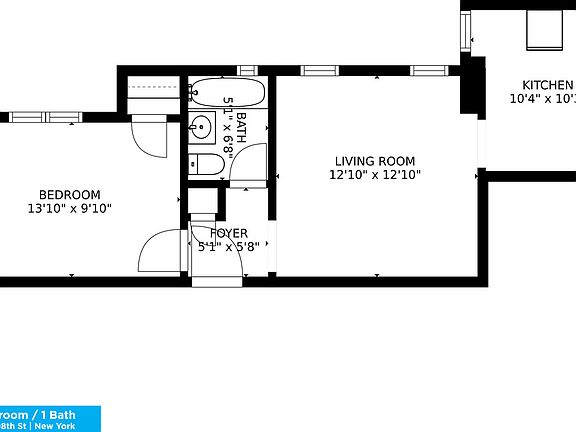 2nd image of 64 W 108th St APT 3D