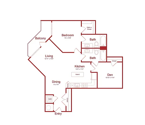 Floor plan A25D