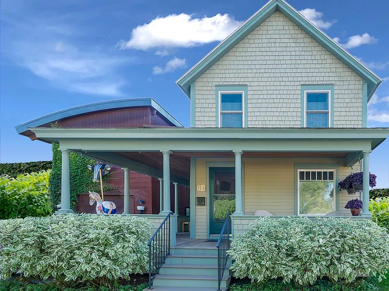 Welcome to your cottage apartment on Lakeview Terrace in Burlington VT. This is an accessory apt. attached to our home (in the background). This is a private apt with its own entrance, shaded porch and a parking space in our driveway.