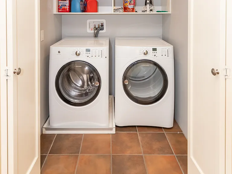 Washer and dryer