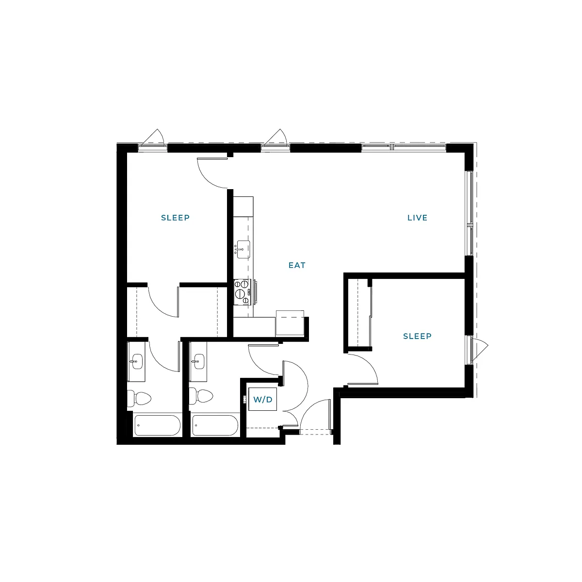 Floor plan B6