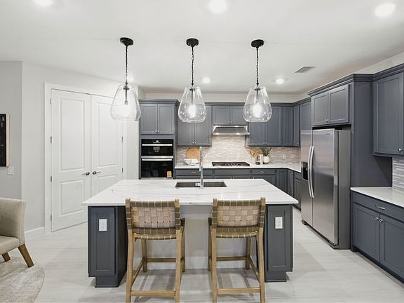 Innovative kitchen with ample storage space