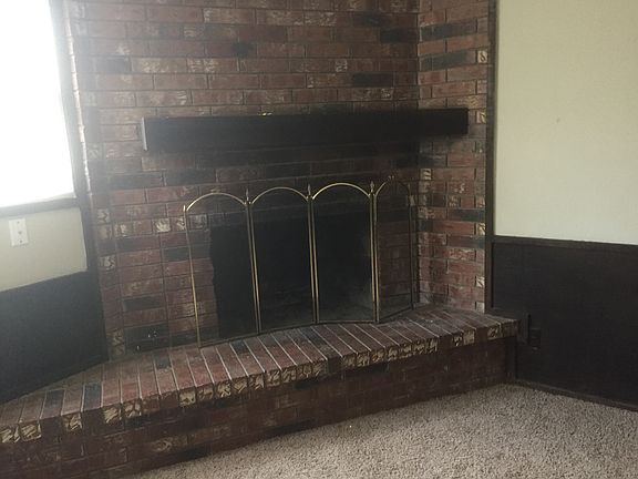 Family room fireplace