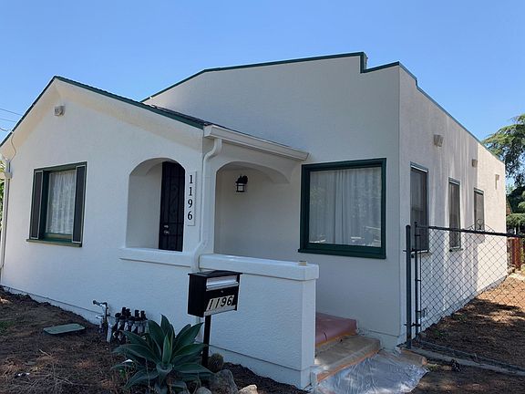 Exterior of the home has recently been repainted.