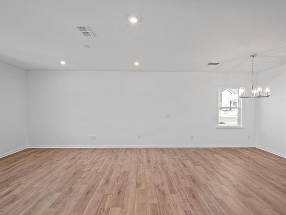 Open Great Room and Dining Area