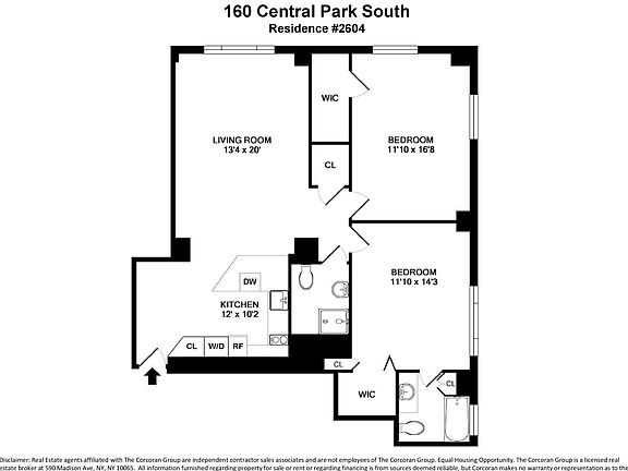 2nd image of 160 Central Park S #2604