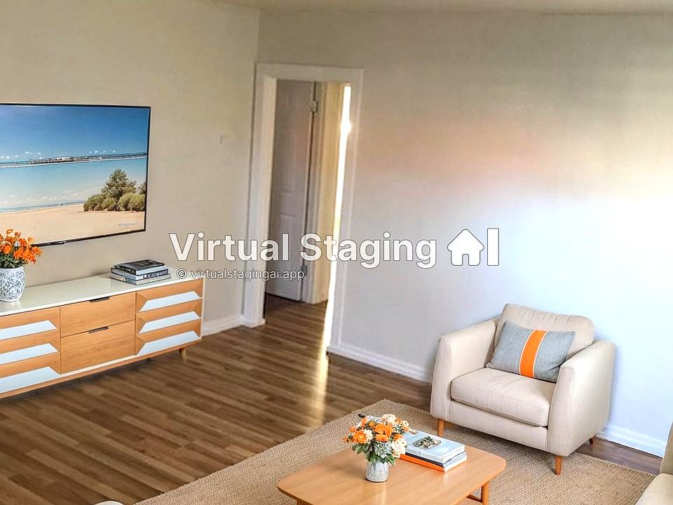 Living Room with west and south facing windows
