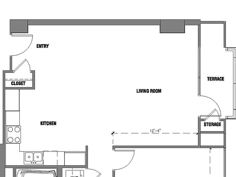 B2.2 floor plan The Avenue Hollywood
