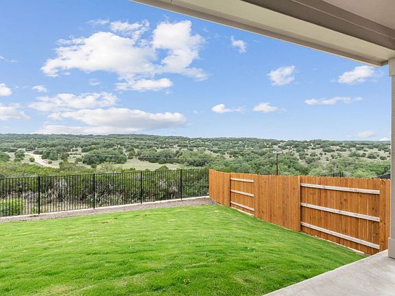 Covered Patio with Hill Country View